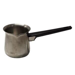 Vintage Stainless Steel Turkish Coffee Maker - Milk Gravy Stovetop Mini Pot